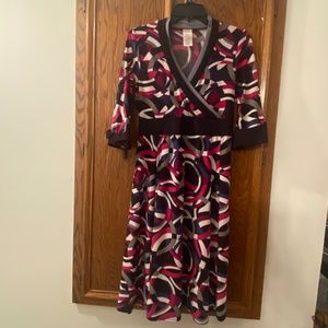 Geometric Print Dress